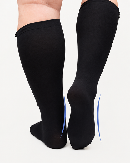 ZippFlow™ compressiekousen met zijrits