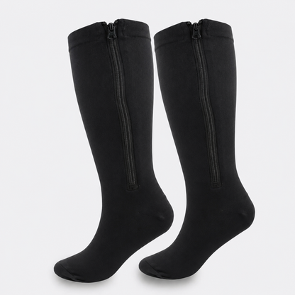 ZippFlow™ compressiekousen met zijrits